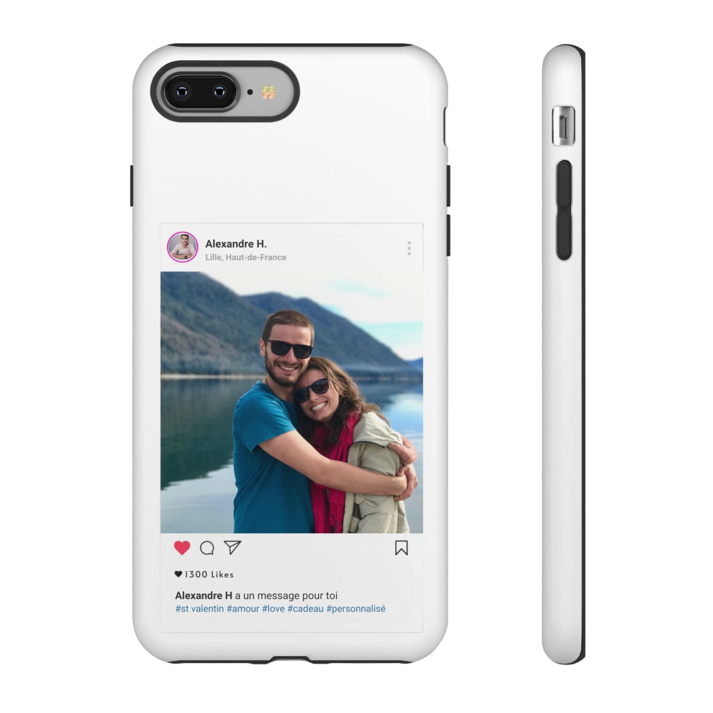 Personalized iPhone case - Valentine's Day special