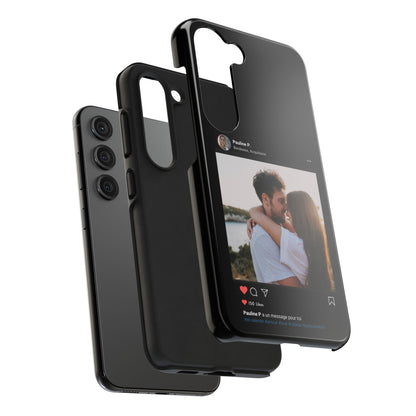 Coque personnalisée pour Samsung - Noir - Spéciale St Valentin