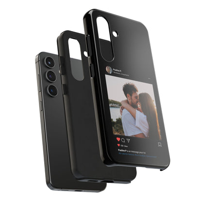 Coque personnalisée pour Samsung - Noir - Spéciale St Valentin